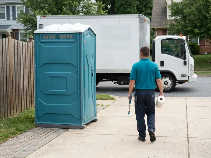 High-Rise Construction Restroom Units in Columbia, MD